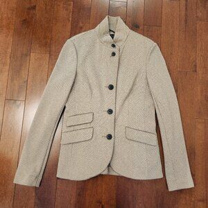 Rag and Bone Slade wool blend women's blazer in size 4 in tan/light camel color